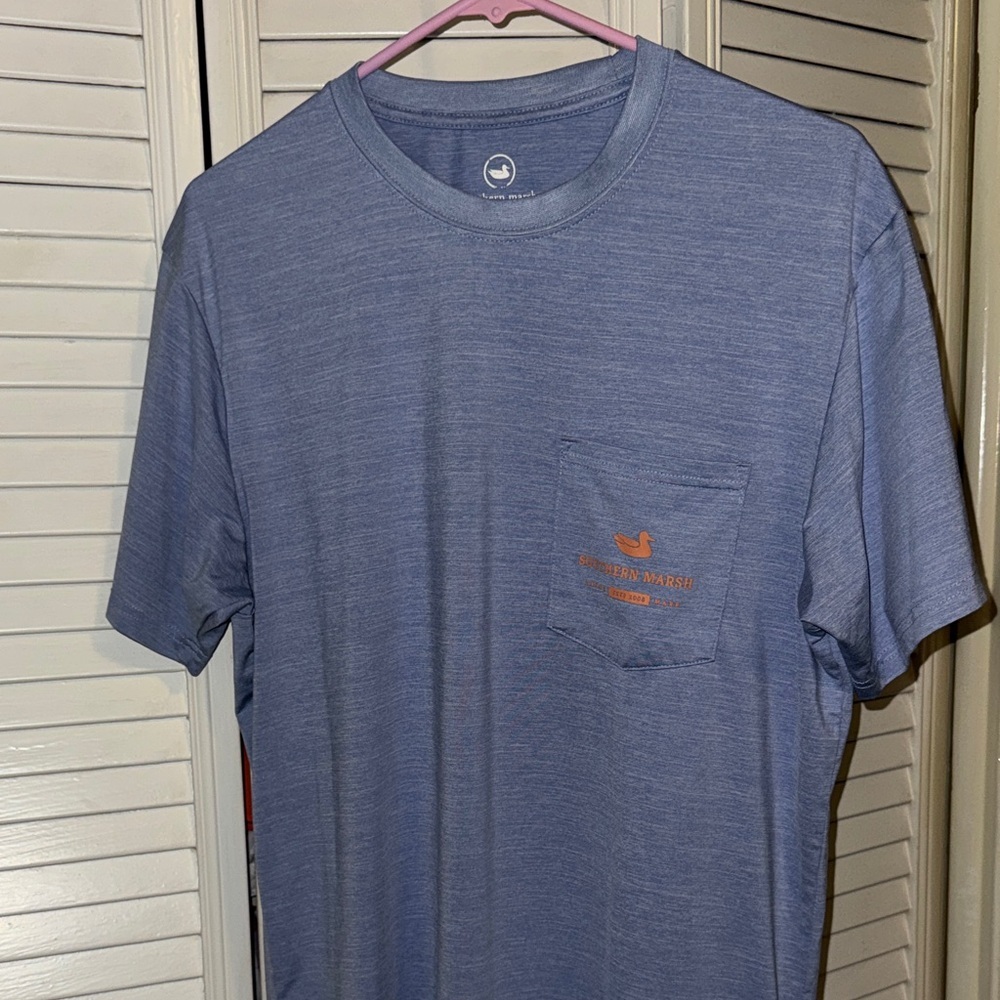 Southern Marsh Heather Blue Short Sleeve Tee